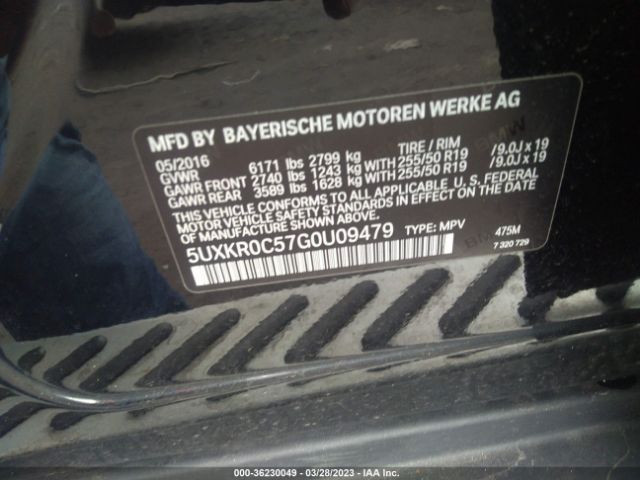 5UXKR0C57G0U09479 BMW X5 Xdrive35i