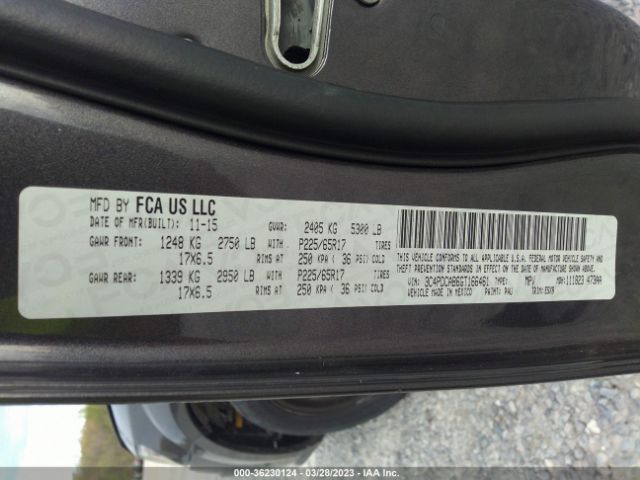 3C4PDCAB6GT166461 Dodge JOURNEY SE