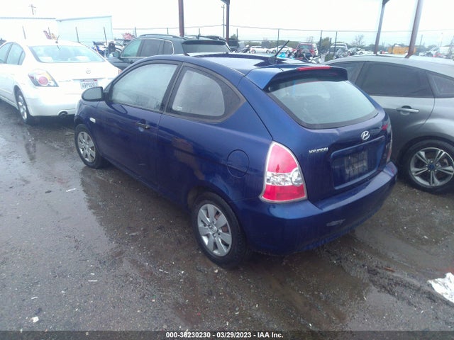 2008 HYUNDAI ACCENT GS VIN: KMHCM36C88U071306