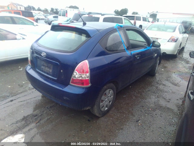 2008 HYUNDAI ACCENT GS VIN: KMHCM36C88U071306
