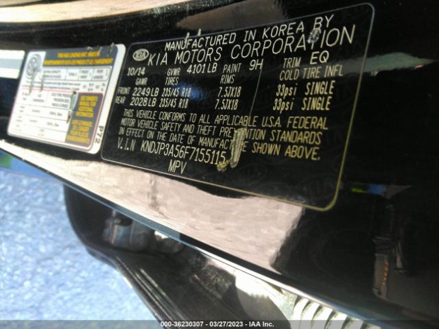 KNDJP3A56F7155115 KIA SOUL +