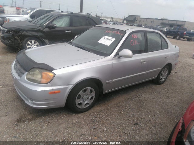 2003 HYUNDAI ACCENT GL VIN: KMHCG45C03U450033