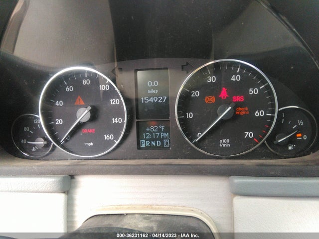 2007 MERCEDES-BENZ C-CLASS 2.5L SPORT VIN: WDBRF52H07F929021