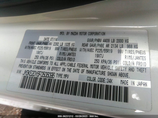 Mazda Cx-5 Grand Touring 2015 JM3KE2DY6F0506096 Image 10