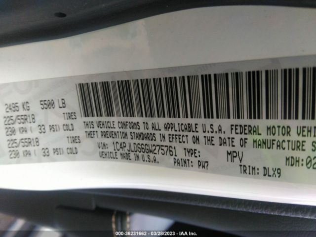 1C4PJLDS6GW275761 Jeep Cherokee Limited