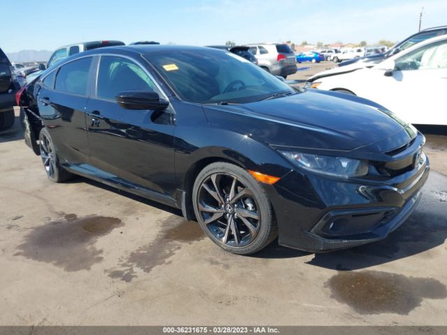 Honda Civic Sedan Sport 2019 2HGFC2F87KH589591 Image 1