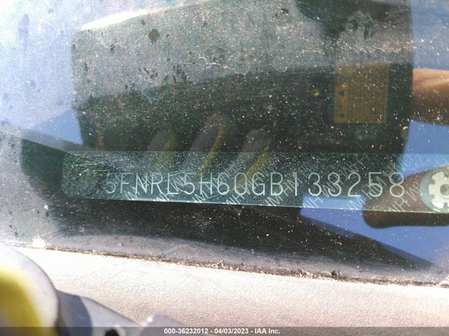 Honda Odyssey Ex-l 2016 5FNRL5H60GB133258 Image 9