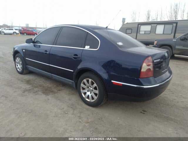 2001 VOLKSWAGEN PASSAT GLS VIN: WVWPD63B51P294734