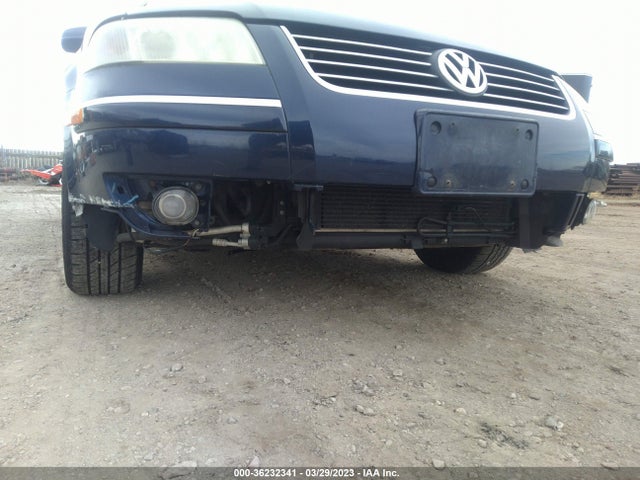 2001 VOLKSWAGEN PASSAT GLS VIN: WVWPD63B51P294734