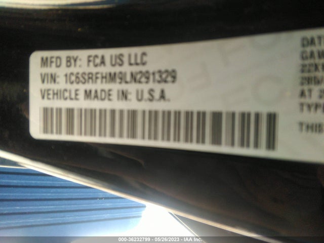 1C6SRFHM9LN291329 RAM 1500 Limited
