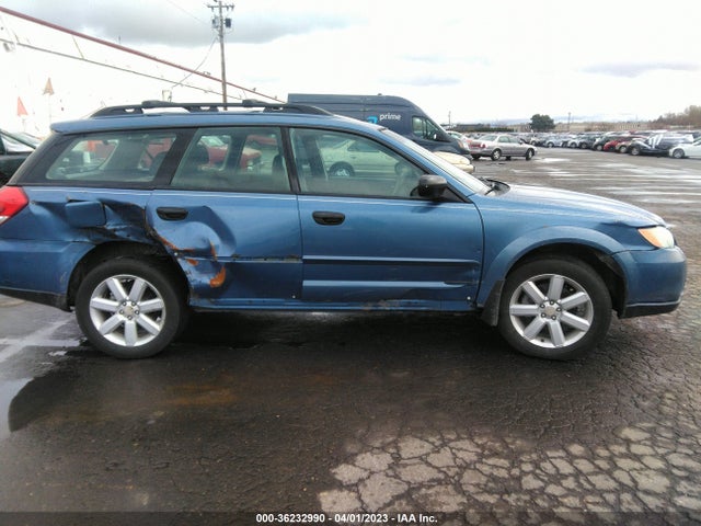 2008 SUBARU OUTBACK I/LL BEAN W/NAV VIN: 4S4BP61C987345185