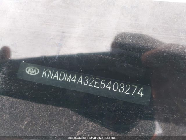 KNADM4A32E6403274 KIA RIO LX