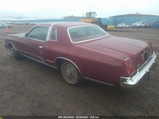 1979 CHRYSLER CORDOBA VIN: SS22G9R204710