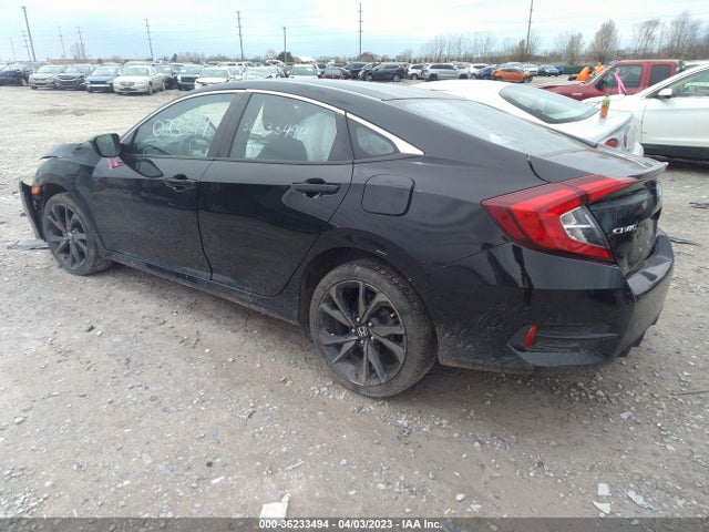 2019 HONDA CIVIC SEDAN SPORT VIN: 19XFC2F8XKE023399