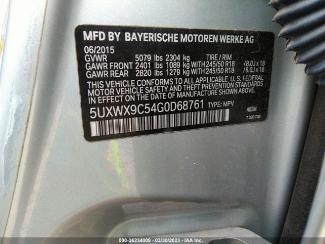 5UXWX9C54G0D68761 BMW X3 Xdrive28i