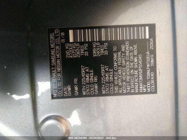 Nissan ROGUE S 2018 KNMAT2MV9JP554045 Image 10