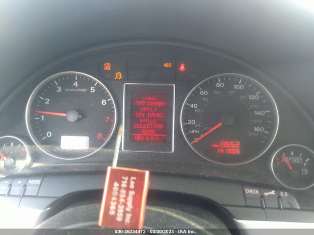 2006 AUDI A4 2.0T VIN: WAUDF78E36A127799