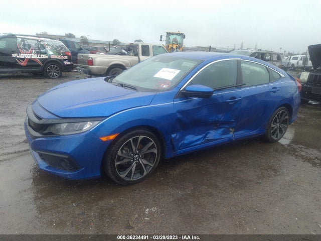 2019 HONDA CIVIC SEDAN SPORT VIN: 2HGFC2F86KH601486