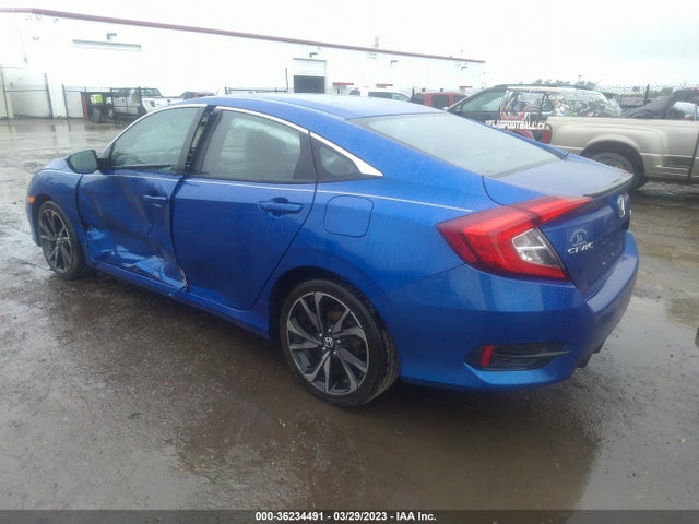 2019 HONDA CIVIC SEDAN SPORT VIN: 2HGFC2F86KH601486