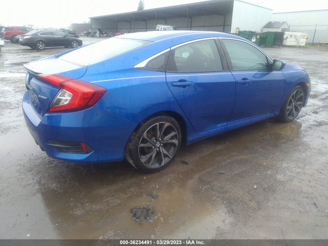 2019 HONDA CIVIC SEDAN SPORT VIN: 2HGFC2F86KH601486