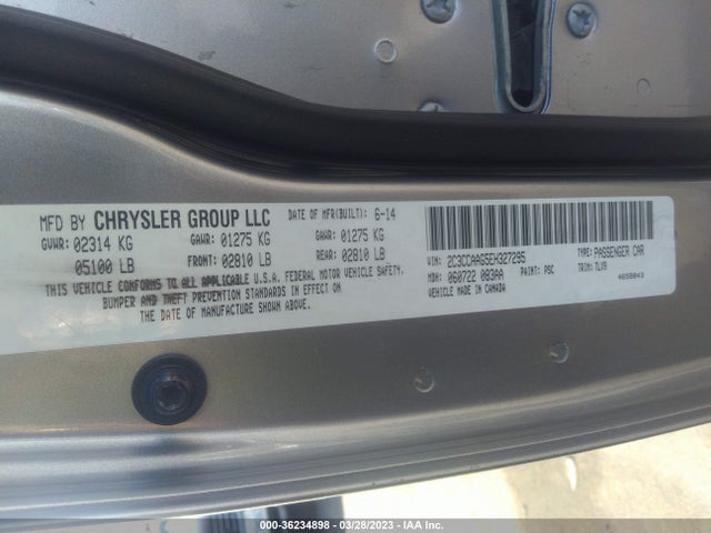 2C3CCAAG5EH327295 Chrysler 300