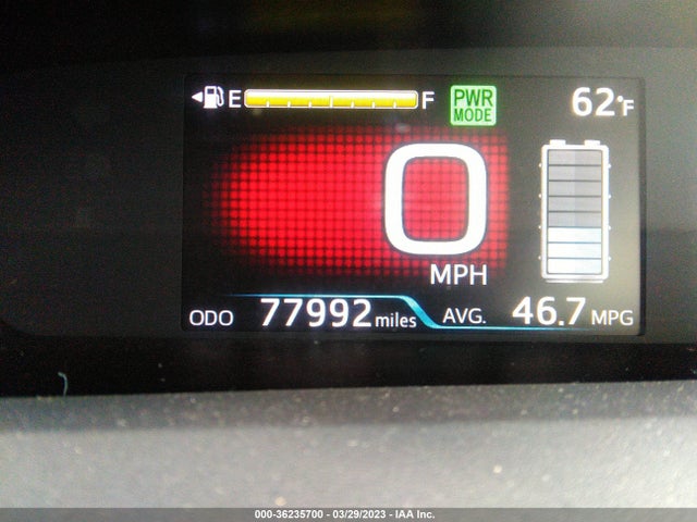 Toyota Prius Two 2016 JTDKBRFUXG3528347 Image 8