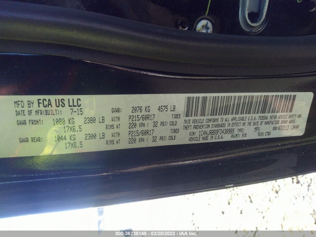 Jeep Patriot Altitude Edition 2015 1C4NJRBB9FD438989 Image 9