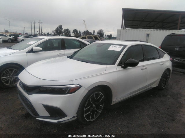 2022 HONDA CIVIC HATCHBACK SPORT VIN: 19XFL2H89NE001539