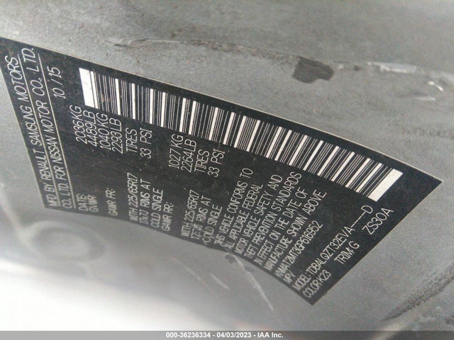 Nissan ROGUE SV 2016 KNMAT2MT3GP616952 Image 10