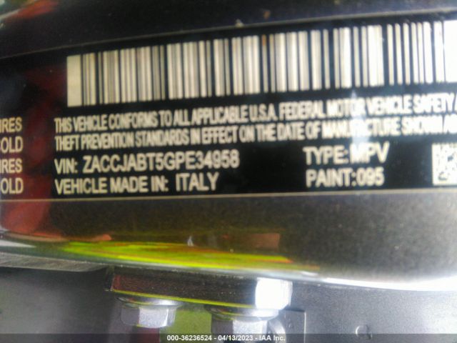 ZACCJABT5GPE34958 Jeep Renegade Latitude