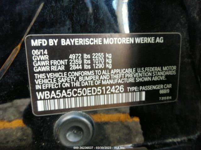 WBA5A5C50ED512426 BMW 5 Series 528i
