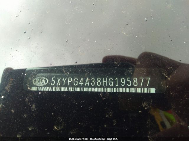 5XYPG4A38HG195877 KIA SORENTO LX