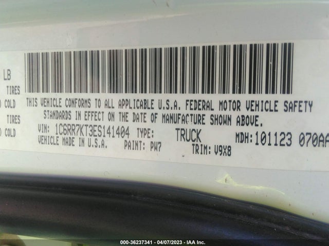 RAM 1500 Express 2014 1C6RR7KT3ES141404 Image 9
