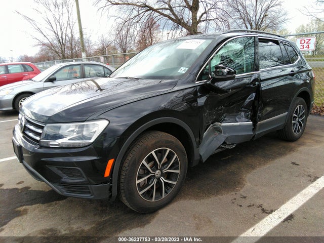 3VV2B7AX9MM124358 Volkswagen Tiguan Se/se R-line Black/sel