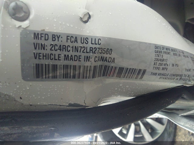 2C4RC1N72LR273560 Chrysler Pacifica Hybrid Limited