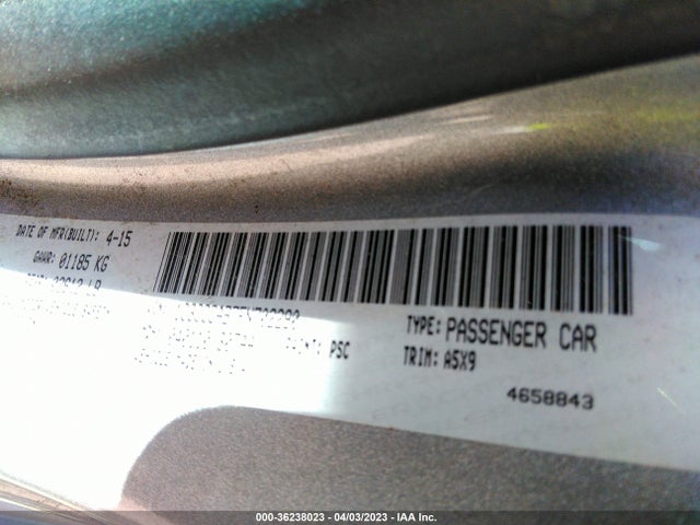 Chrysler 200 Limited 2015 1C3CCCAB7FN702290 Image 9
