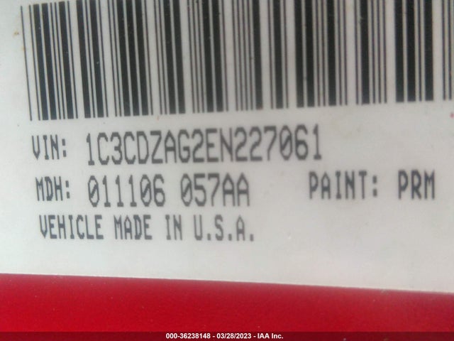 Dodge AVENGER SE 2014 1C3CDZAG2EN227061 Image 9