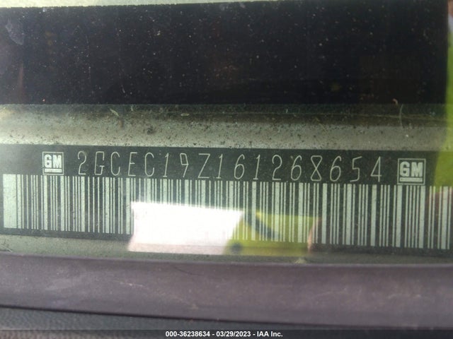 2006 CHEVROLET SILVERADO 1500 LT1 VIN: 2GCEC19Z161268654