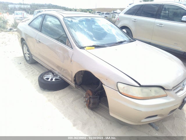 2001 HONDA ACCORD CPE EX W/LEATHER VIN: 1HGCG22581A009748
