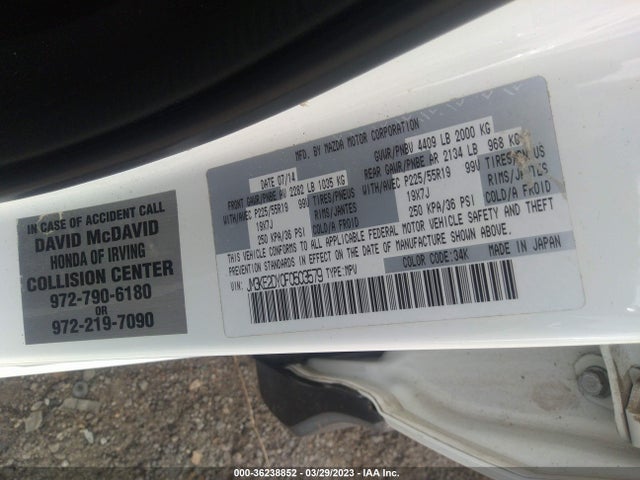 Mazda Cx-5 Grand Touring 2015 JM3KE2DY0F0503579 Image 9