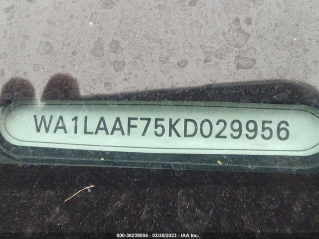 WA1LAAF75KD029956 Audi Q7 Premium Plus