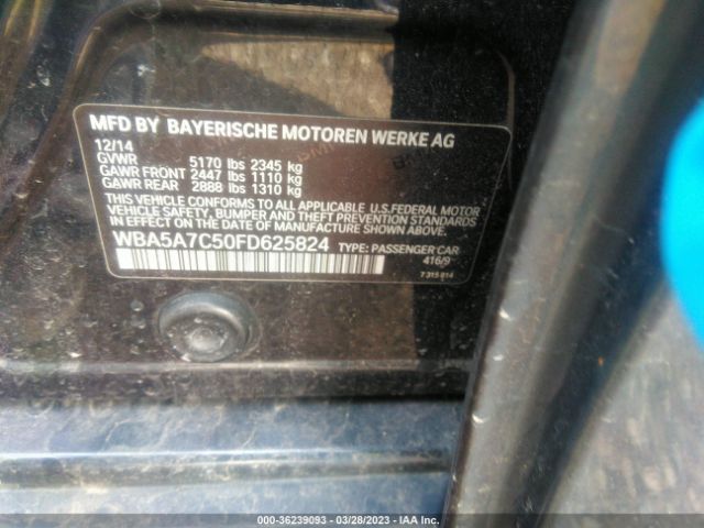 WBA5A7C50FD625824 BMW 5 Series 528i Xdrive