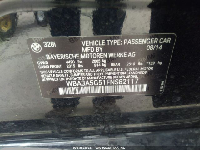 WBA3A5G51FNS82117 BMW 3 Series 328i