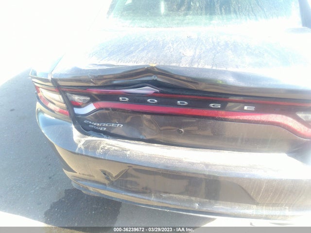 2016 DODGE CHARGER POLICE VIN: 2C3CDXKT0GH206298