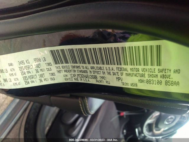 1C4PJMCB2HW512688 Jeep Cherokee Latitude