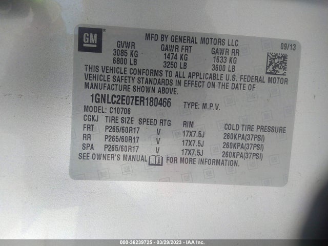 Chevrolet Tahoe Commercial 2014 1GNLC2E07ER180466 Image 10