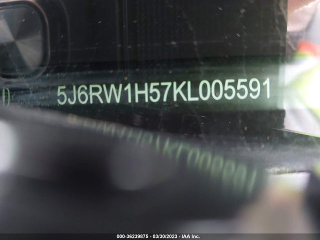 Honda CR-V EX 2019 5J6RW1H57KL005591 Image 10