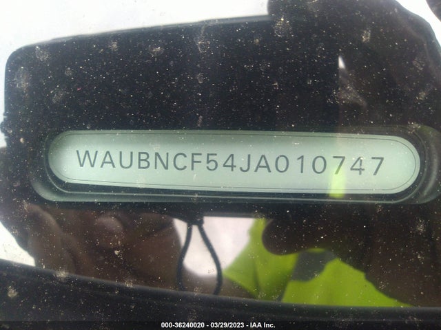 WAUBNCF54JA010747 Audi A5 Sportback Premium Plus