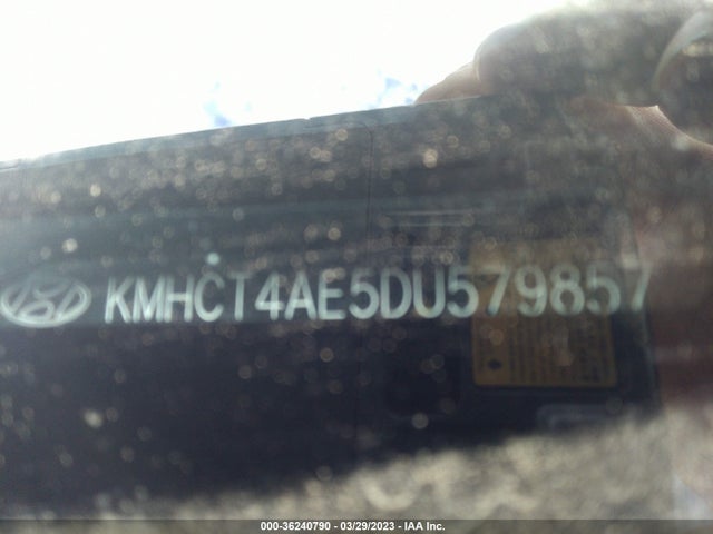2013 HYUNDAI ACCENT GLS VIN: KMHCT4AE5DU579857
