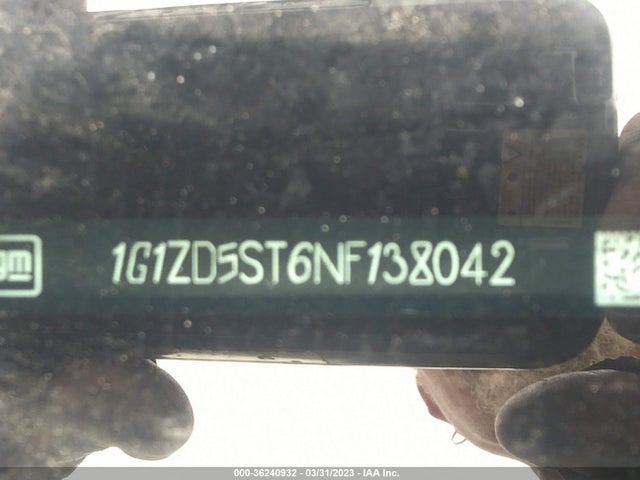 Chevrolet MALIBU LT 2022 1G1ZD5ST6NF138042 Image 9